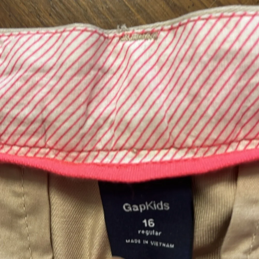NWT Gap kids stain resistant wide leg trousers size 16 29” inseam